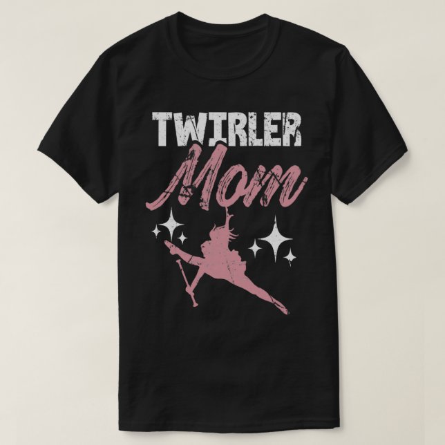 Twirler Mamma T Shirt (Design framsida)