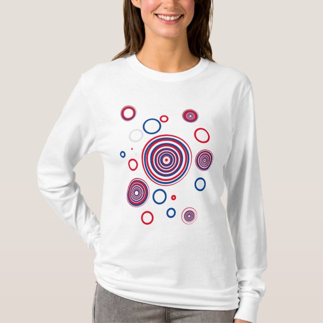 Twirley Circles T Shirt (Framsida)