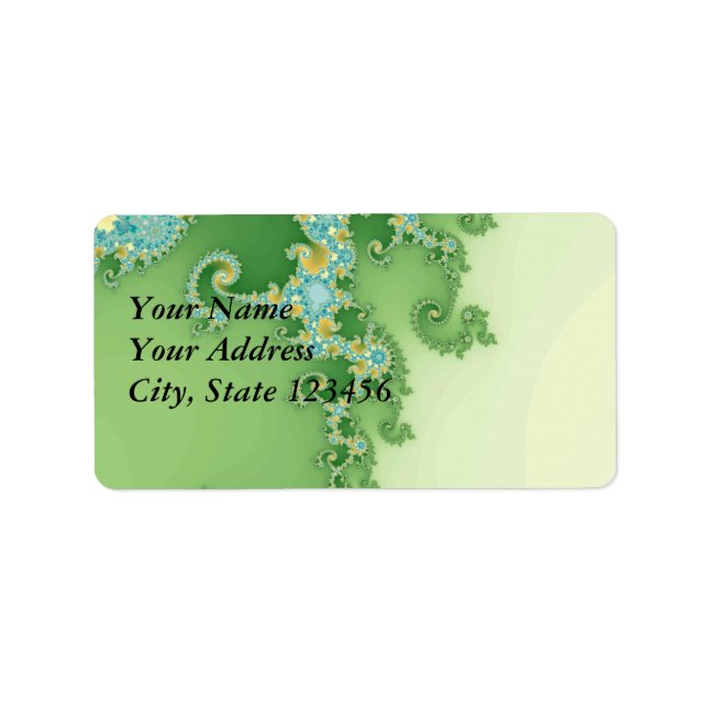 Twirligig - Fractal Adressetikett (Framsidan)