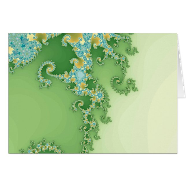 Twirligig - Fractal Hälsningskort (Framsidan Horizontal)