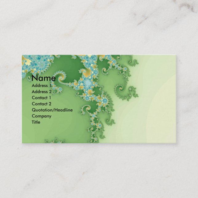 Twirligig - Fractal Visitkort (Framsida)