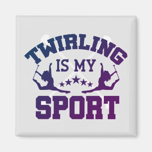 Twirling är min sport magnet