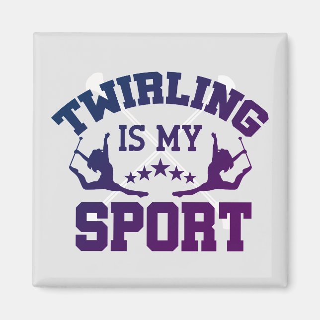Twirling är min sport magnet (Framsidan)