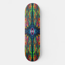 Twistad och Trippig Ögonmålning Skateboard Bräda 20,5 Cm