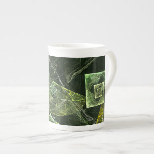 Twisted Balance Abstrakt Art Benporslin Mugg