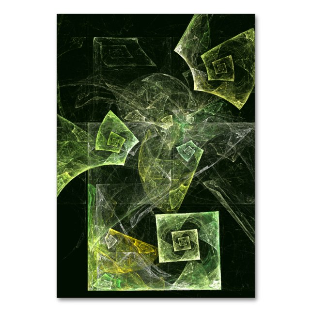 Twisted Balance Abstrakt Art Bord Card Bordsnummer (Framsidan)