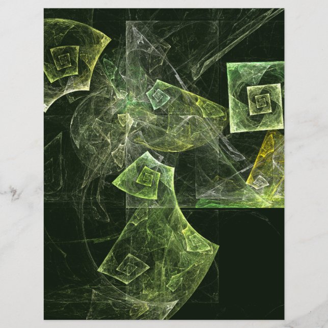 Twisted Balance Abstrakt Art Flyer (Framsidan)