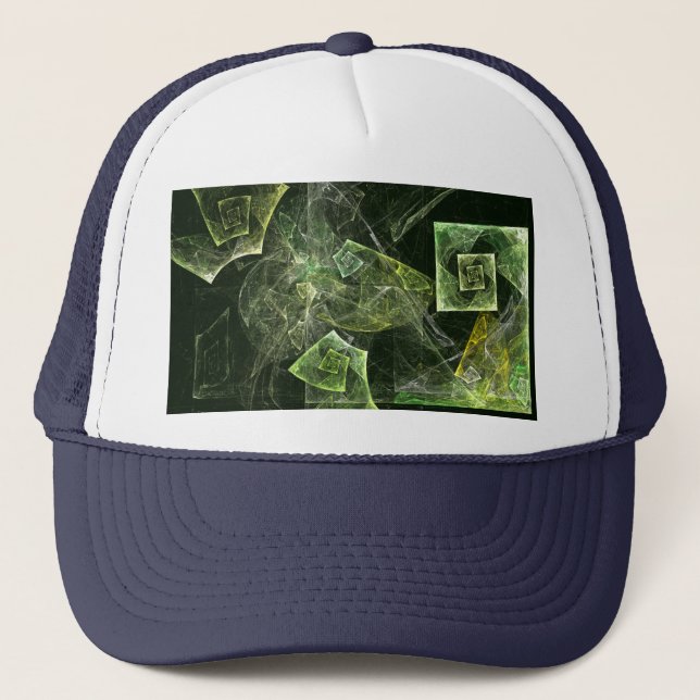 Twisted Balance Abstrakt Art Hat Keps (Framsida)
