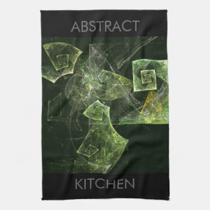 Twisted Balance Abstrakt Art Kitchen Towel Kökshandduk