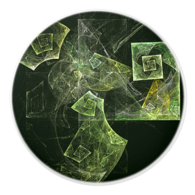 Twisted Balance Abstrakt Art Knopp (Framsidan)