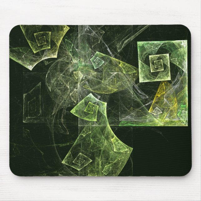 Twisted Balance Abstrakt Art Mousepad Musmatta (Framsidan)