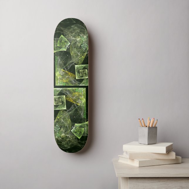 Twisted Balance Abstrakt Art Skateboard Bräda 20,5 Cm (Väggkonst)