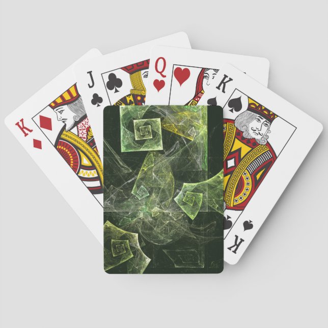 Twisted Balance Abstrakt Art Spel Kort (Baksidan)