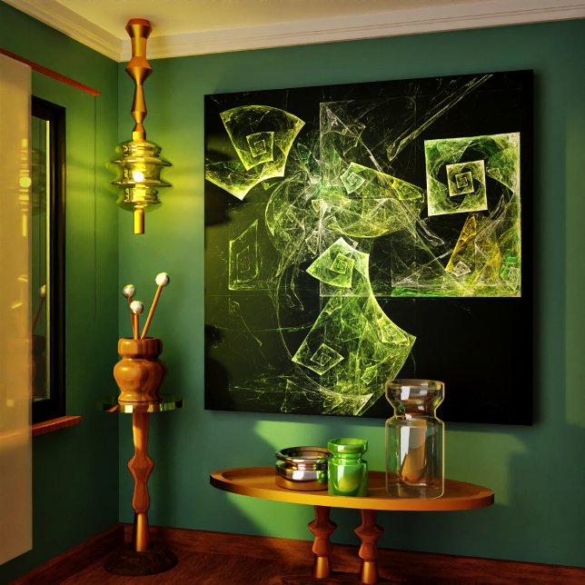 Twisted Balance Abstrakt Art Wrapped Canvas Skriv  (Twisted Balance Abstract Art Wrapped Canvas Print)