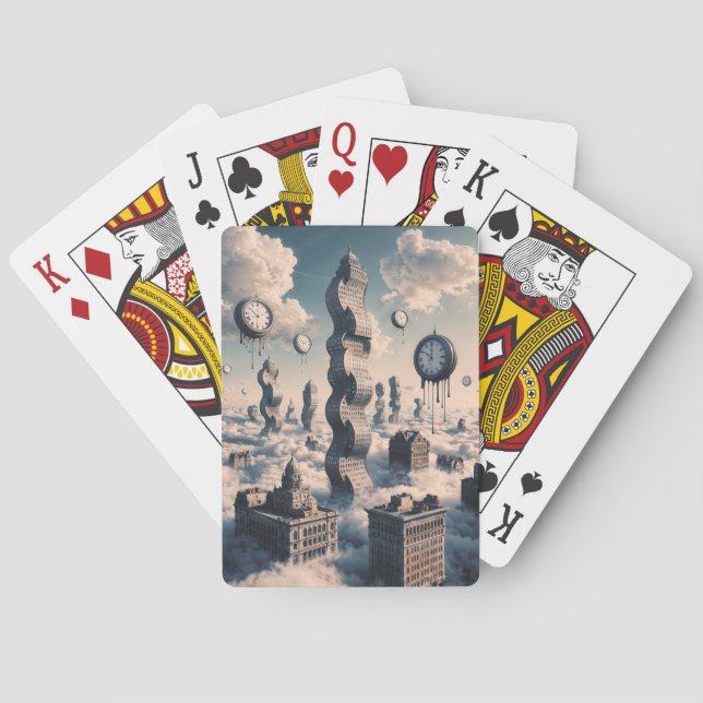 Twisted Cityscape Casinokort (Baksidan)