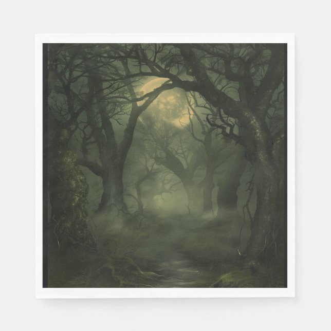 Twisted Forest Halloween Pappersservett (Framsidan)