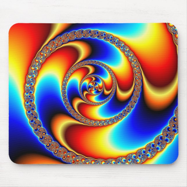 Twisted - Fractal Mousepad Musmatta (Framsidan)