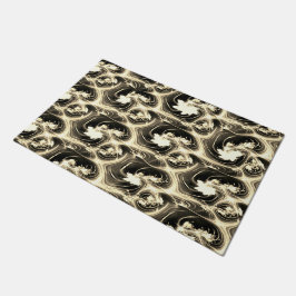 Twisted fractal relation av ljusbeige streck