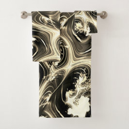 Twisted fractal relation av ljusbeige streck