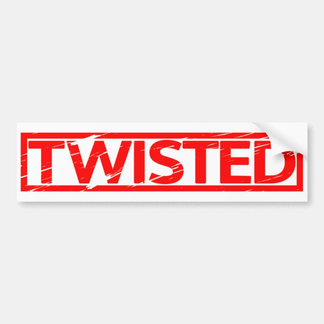 Twisted Frimärke Bildekal (Framsidan)