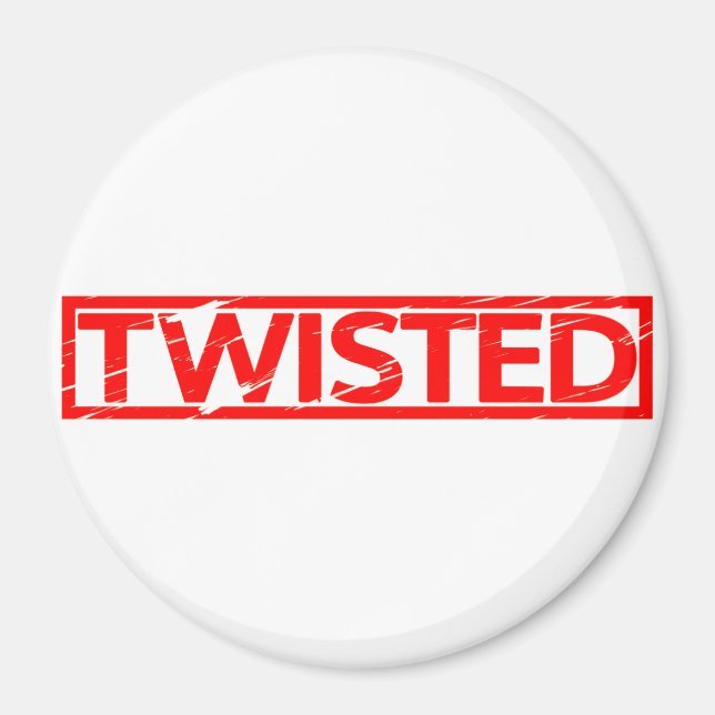 Twisted Frimärke Magnet (Framsidan)