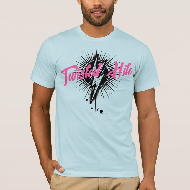 Twisted Hilo Rosa Brev T Shirt (Framsida)