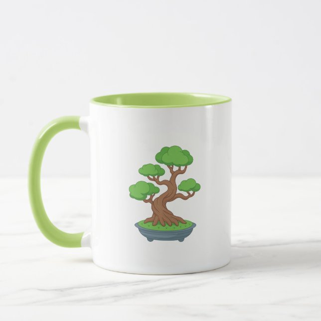 Twisted Japanese Bonsai Tree Mugg (Vänster)