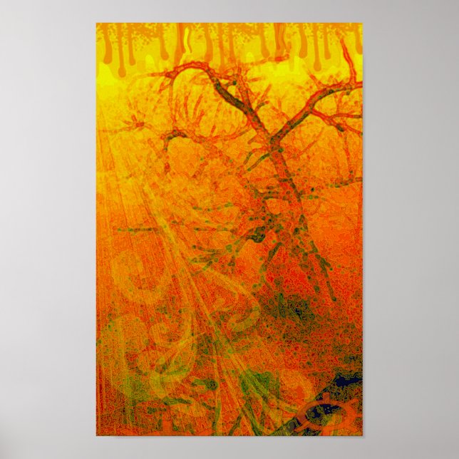 Twisted Oak Swirled - Anpassad Poster (Framsidan)