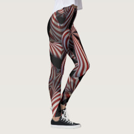 Twisted Peppermynt Helgdag Fractal Leggings
