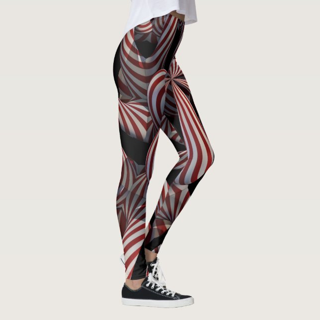Twisted Peppermynt Helgdag Fractal Leggings (Höger)