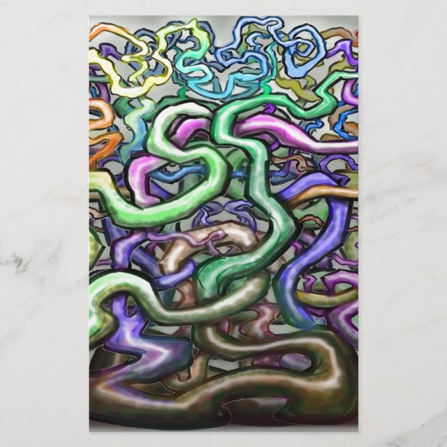 Twisted Rainbow Vines Brevpapper (Framsida)