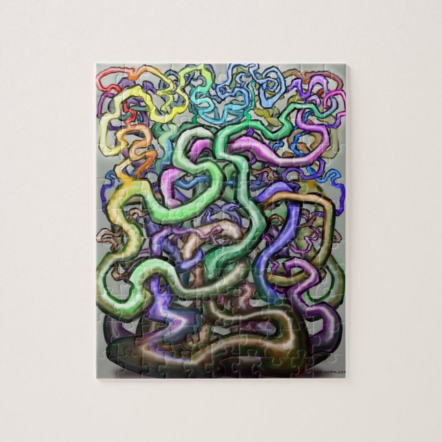 Twisted Rainbow Vines Pussel (Vertikal)