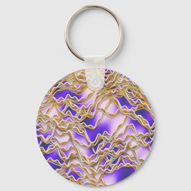 Twisted ropes pattern  nyckelring (Framsida)