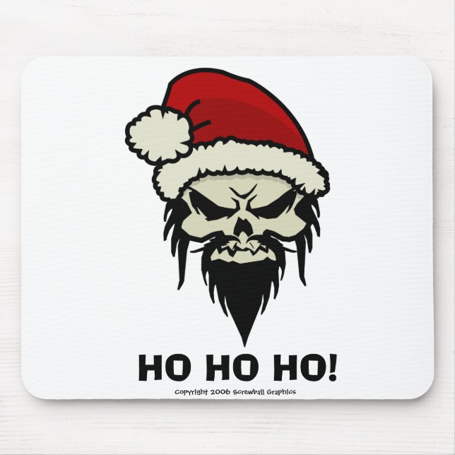 Twisted Santa Mousepad Musmatta (Framsidan)