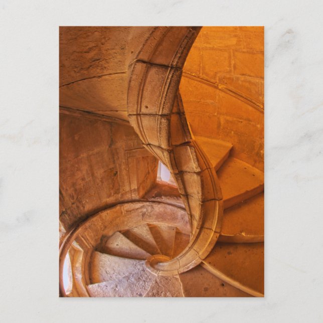 Twisted Spiral Staircase, Portugal Vykort (Framsida)