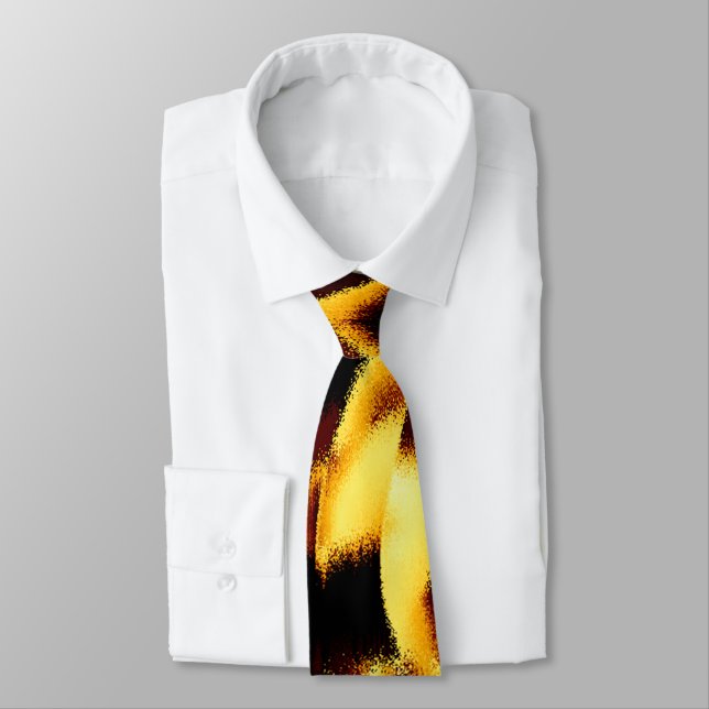 Twisted streaks Burnt gult ser hätsk ut Slips (Bunden)