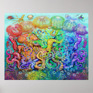 Twisted Tango of Tentacles Poster