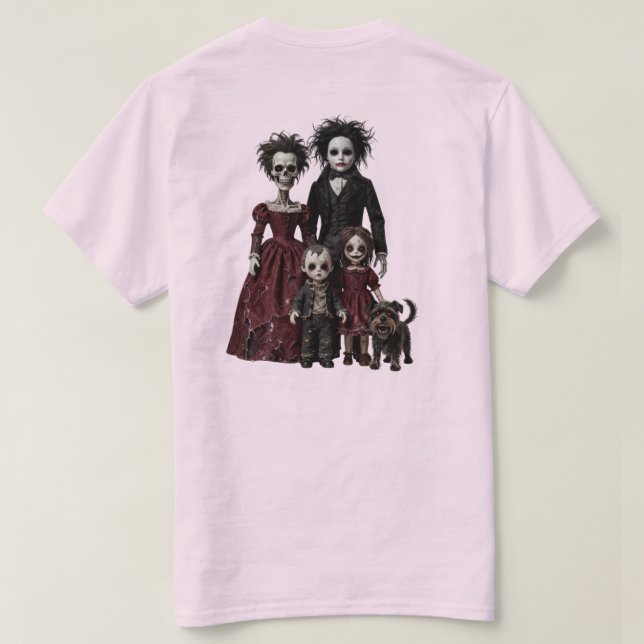 Twisted Trans Familj  T Shirt (Design baksida)