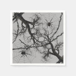 Twisted Vines and Spider Halloween Pappersservett