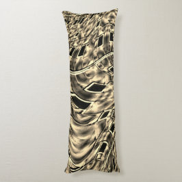 Twisted with a mörk beige tone, spegel kroppskudde