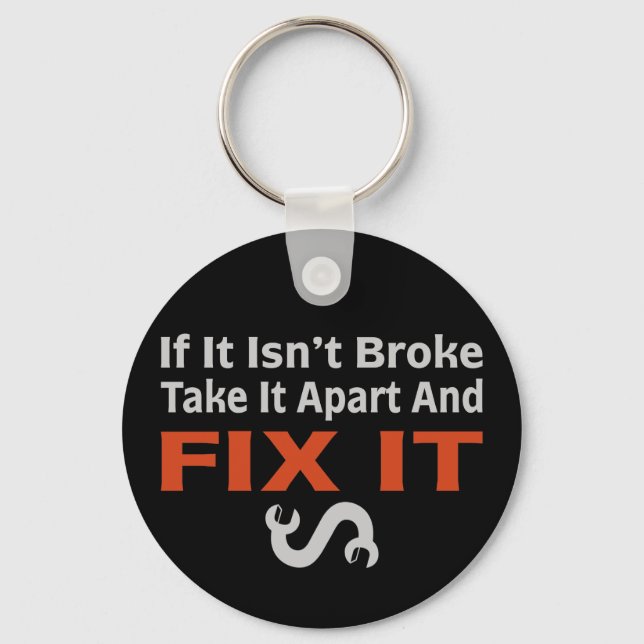 Twisted Wrench - FIX IT Nyckelring (Framsida)