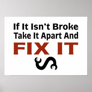 Twisted Wrench - FIX IT Poster
