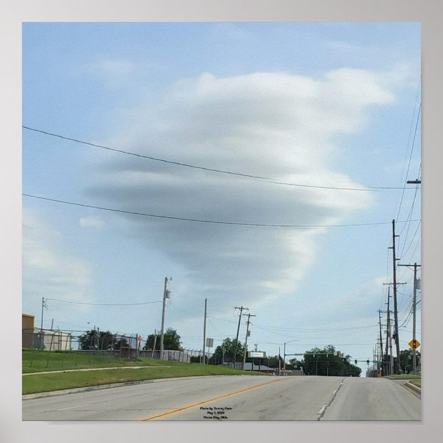 Twister Cloud-bild Poster (Framsidan)