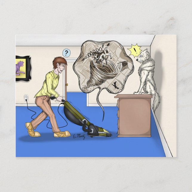 Twister Vacuum Vykort (Framsida)