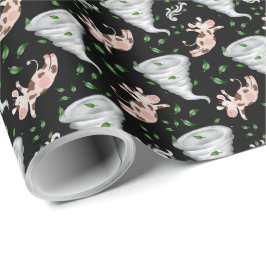 Twisters Tornado Gift Wrapping Paper - Black Presentpapper