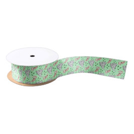 Twisters Tornado Satin Ribbon in Green