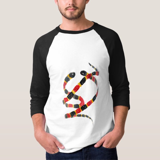 Twisting Snake Art T-shirt (Framsida)