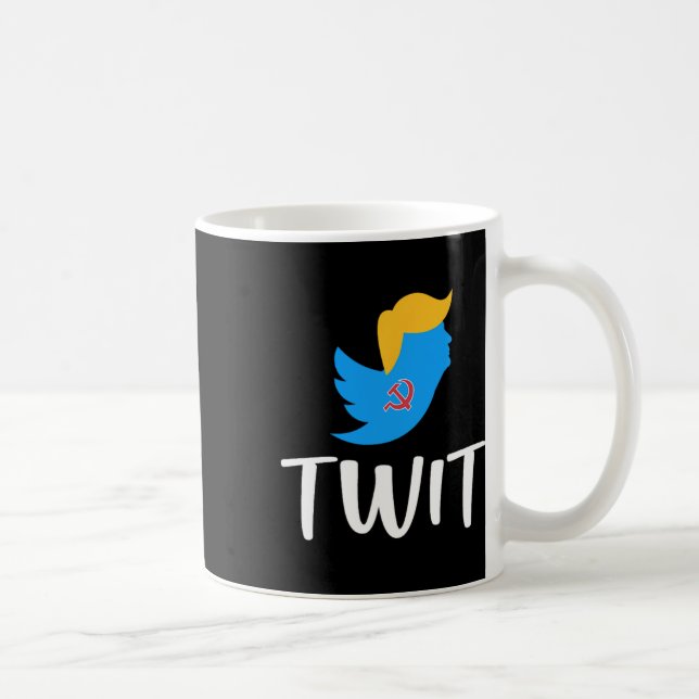 Twit - Anti-trump -  Kaffemugg (Höger)
