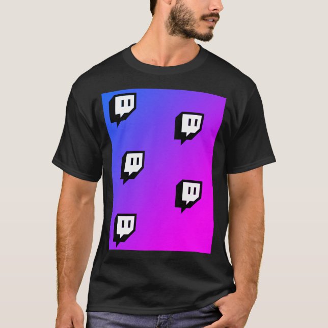 Twitch Gamer Apparel T Shirt (Framsida)