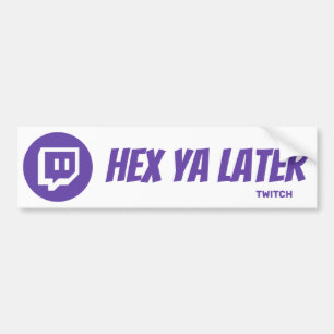 Twitch-märke Bildekal